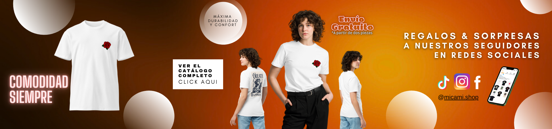 Micami te brinda playeras cómodas con diseños íncreíbles y únicos